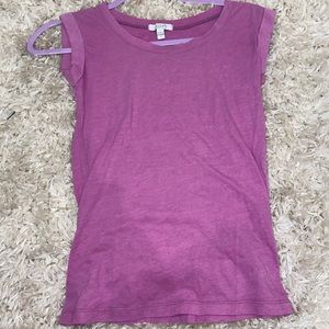 Delia’s Pink Cuffed Sleeve Tee